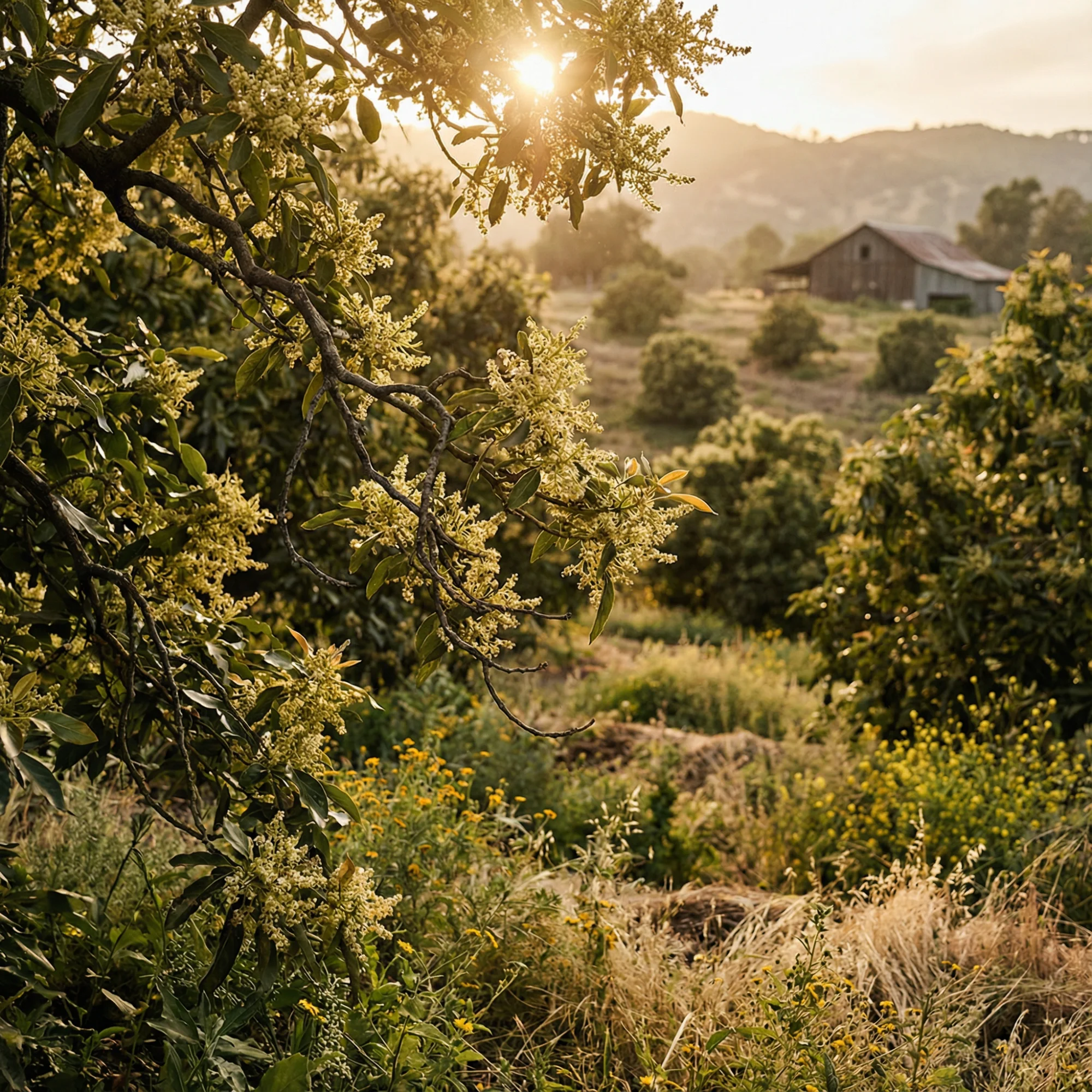 Huerto de aguacate en Michoacán